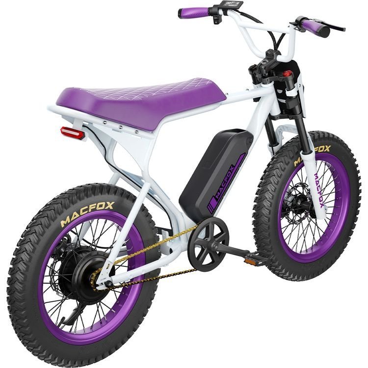 Macfox X1S x Bs.zay Electric Bike 500W Fat Tire E-Bike with 48V Battery - image 2