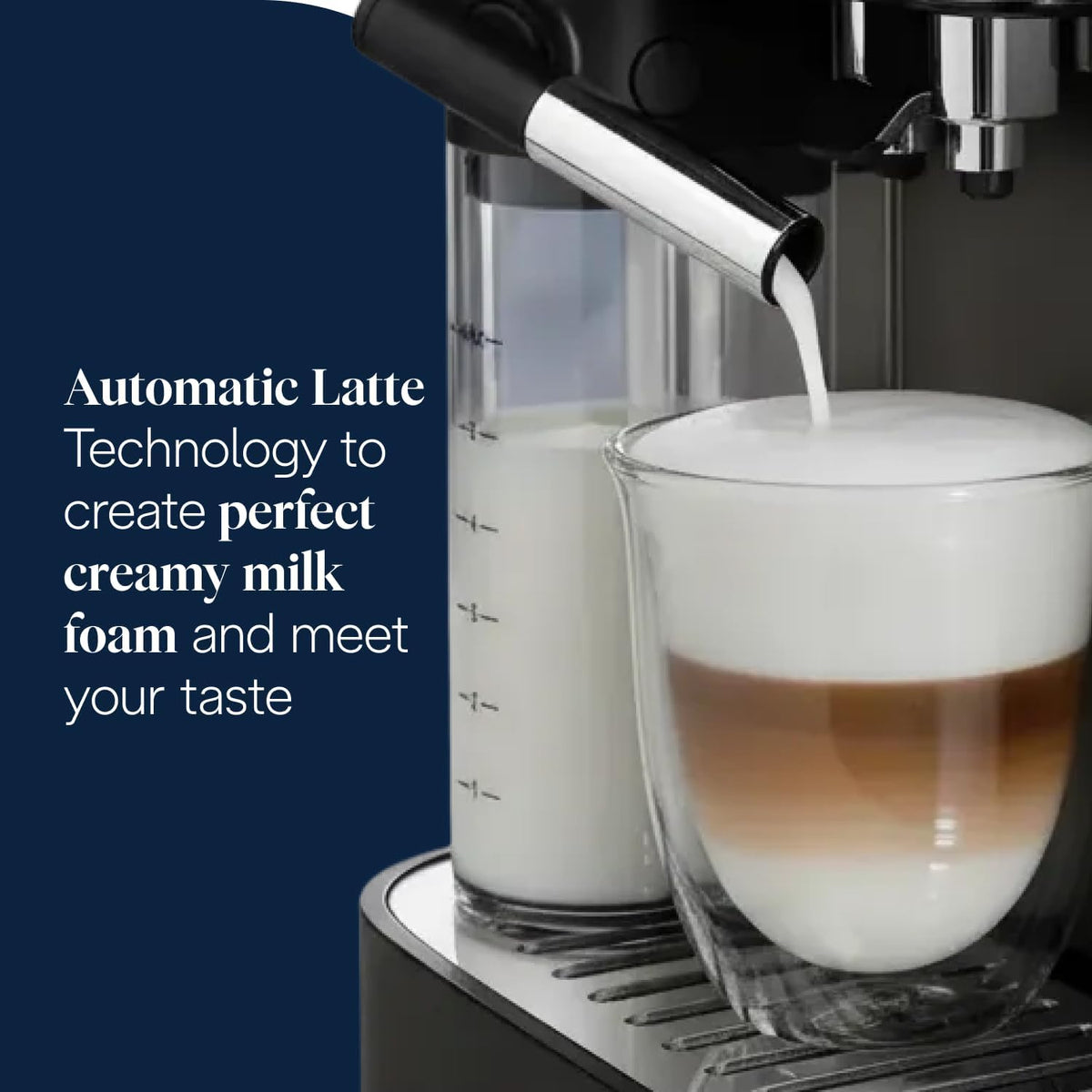 De'Longhi Magnifica Evo Next - Automatic Coffee Machine 13 Drinks Titanium