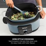 Ninja Foodi PossibleCooker, 8-in-1 8L Slow Cooker, Sea Salt Grey MC1001UK
