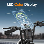 Fat Tire Electric Bike for Adults, 48V 13Ah Removable Battery, 250W Brushless Motor E-Bike with Dual Suspension - image 6