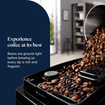 De'Longhi Magnifica ECAM222.20.B, Automatic Coffee Machine with Milk Nozzle, Bean to Cup Espresso Machine with 4 One-Touch Recipes, Soft-Touch Control Panel, 1450W, Black