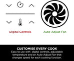 Ninja MAX Dual Zone 9.5L Air Fryer, 2 Drawers, Gunmetal DZ400UK