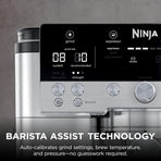 Ninja Luxe Premier 3-in-1 Coffee Machine, Silver ES601UK