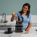 Ninja 3-in-1 Food Processor & Blender with Auto-iQ, Black BN800UK