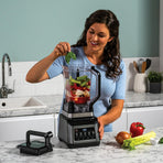 Ninja 3-in-1 Food Processor & Blender with Auto-iQ, Black BN800UK
