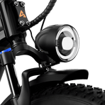750W Electric Fat Tire Bike with 48V Battery, Hydraulic Disc Brakes & Front Basket - image 4