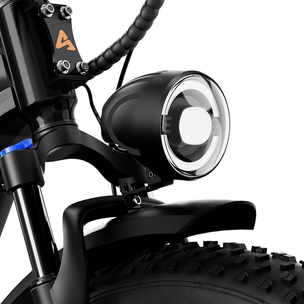 750W Electric Fat Tire Bike with 48V Battery, Hydraulic Disc Brakes & Front Basket - image 4