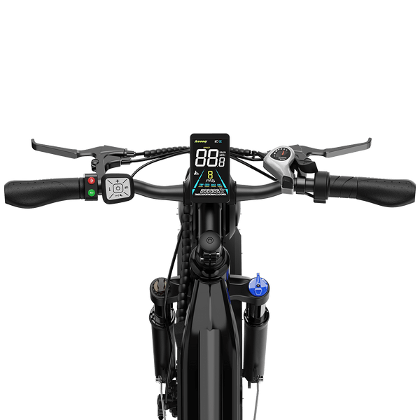 750W Electric Fat Tire Bike with 48V Battery, Hydraulic Disc Brakes & Front Basket - image 3