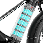750W Electric Fat Tire Bike with 48V Battery, Hydraulic Disc Brakes & Front Basket - image 8