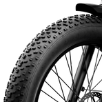 750W Electric Fat Tire Bike with 48V Battery, Hydraulic Disc Brakes & Front Basket - image 9