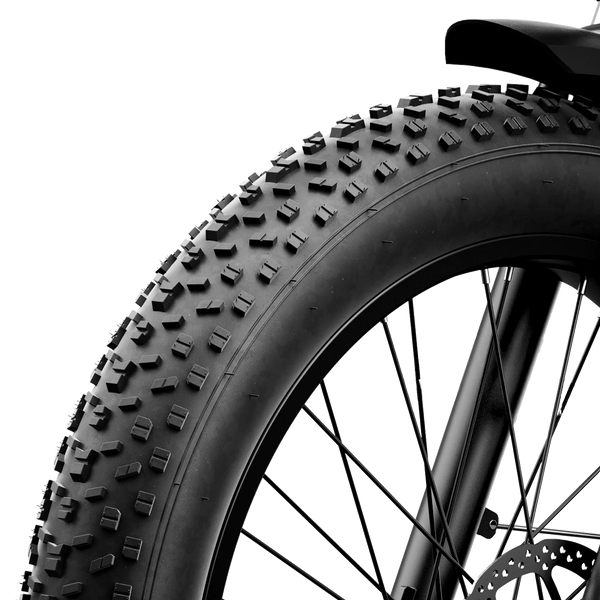 750W Electric Fat Tire Bike with 48V Battery, Hydraulic Disc Brakes & Front Basket - image 9
