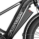 750W Electric Fat Tire Bike with 48V Battery, Hydraulic Disc Brakes & Front Basket - image 10